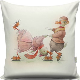 Aberto Design Cojín Multicolor 43 x 43 cm